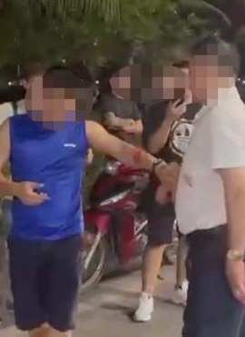 Clip trưởng công an phường Bãi Cháy đánh người gây xôn xao CĐM